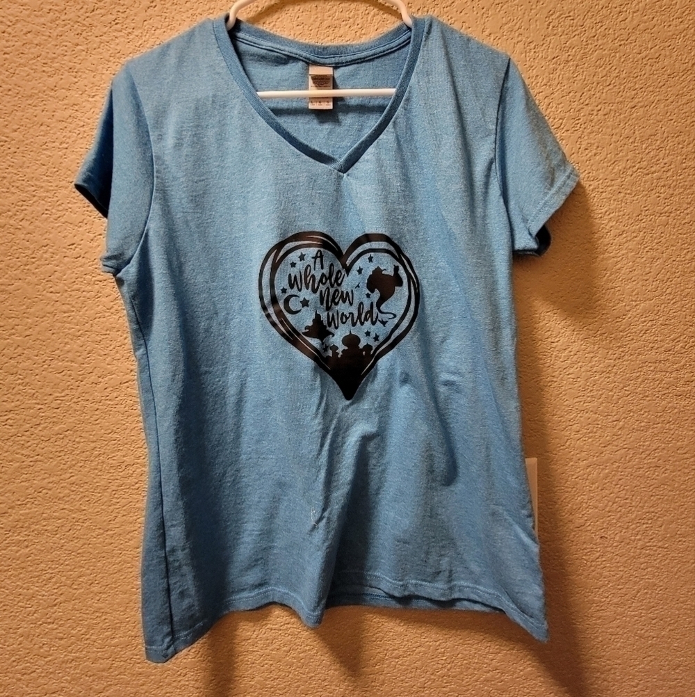 Gildan "A whole new world" Aladdin inspired tee